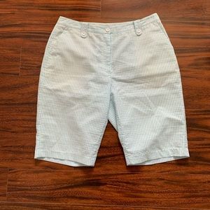 EP Pro | Vintage Blue & White Stripes Golf Shorts